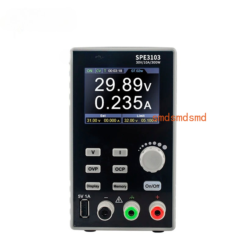 Programmable Dc Power Supply 60V 10A - SPE Programmeerbare DC-voeding 300W 60V/10A 60V/5A