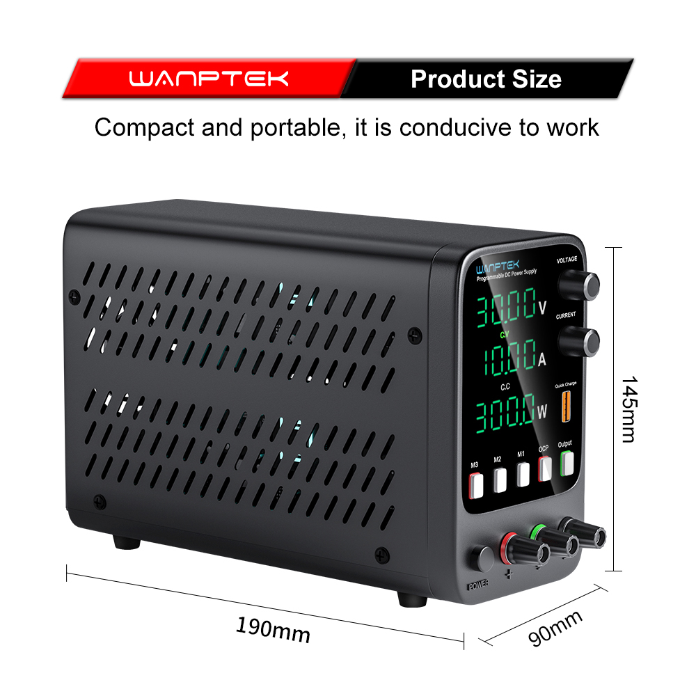Wanptek Verstelbare DC Voeding - Programmable Dc Power Supply 60V 10A recensie en prijs